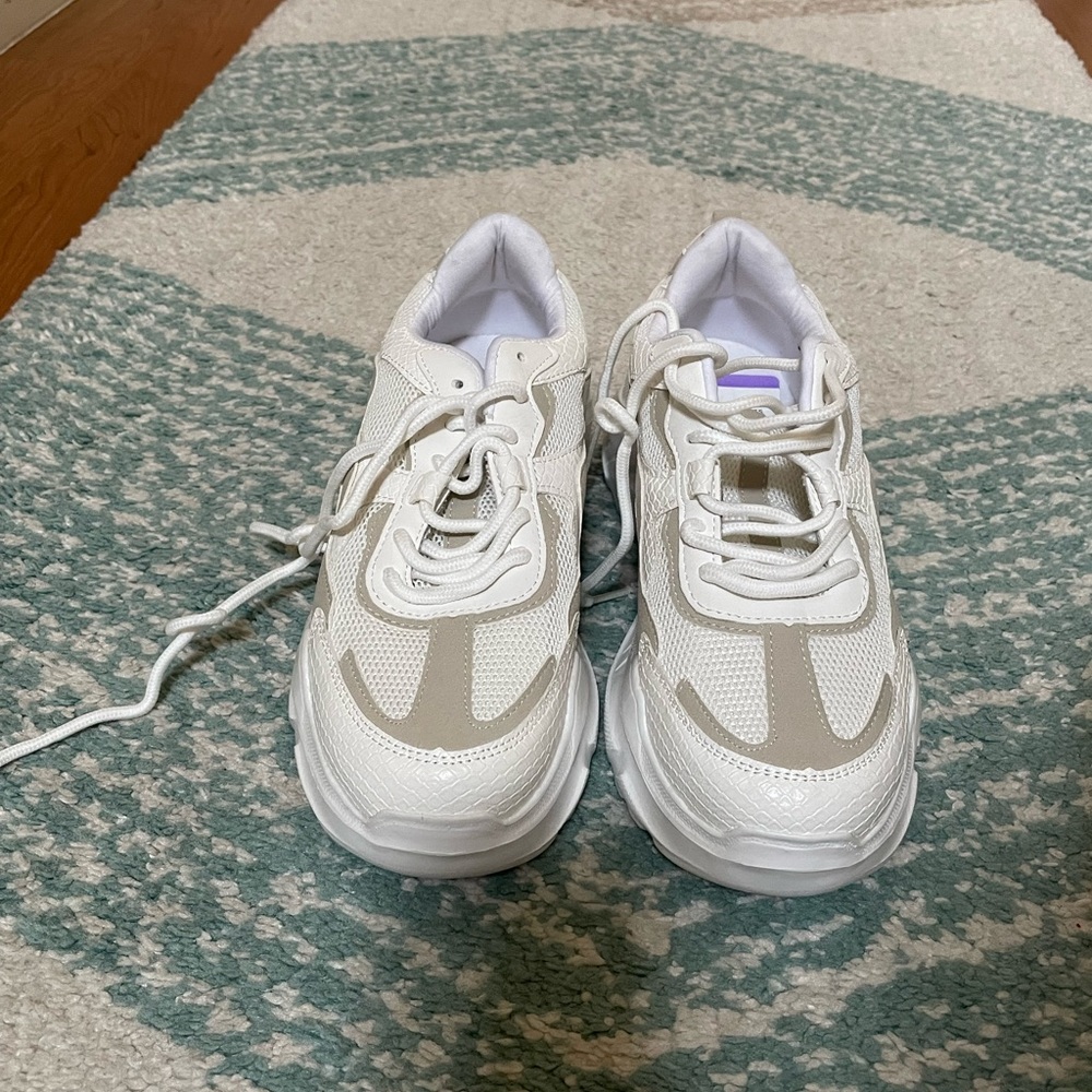 White sneaker